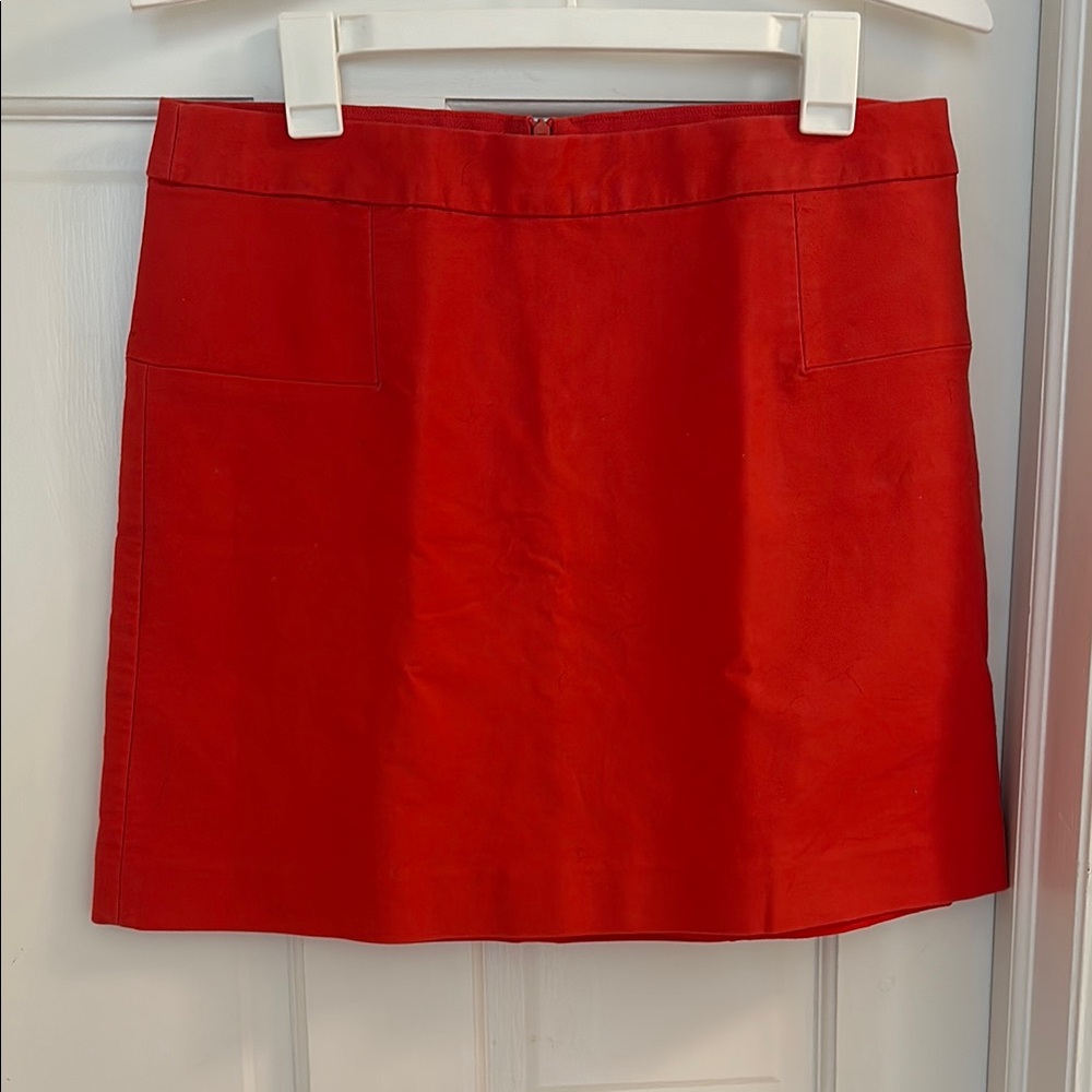 Max Studio Red A-line Mini Skirt Cocktail Night Out